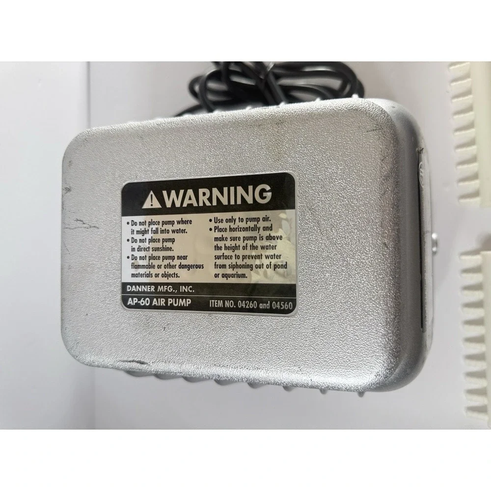 Pondmaster AP-60 Pond & Aquarium Deep Water Air Pump By Danner MFG., INC.